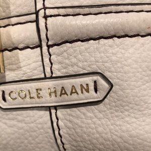 White hand bag